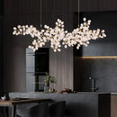 Axyaa Crystal Sphere Pendant Lamp for Modern Luxury Dining Room & Living Room.
