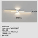 Axyaa White/Black LED Wall Lamp - Modern Living Room & Bedside Light