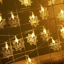 Axyaa Moon Star Castle Light Battery-Powered Eid Mubarak Decoration