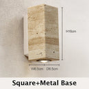 Natural Stone Waterproof Wall Light by Axyaa for Bedroom, Hallway, Living Room - LED Home Lighting Decor
