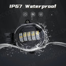 Axyaa LED Fog Lamps with Angel Eye Lights for Dodge Ram 1500 2002-2008, Durango 2004-2006