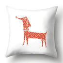Axyaa Geometric Animal Series Pillowcase: Stylish Sofa Chair Seat Cover for Home Decor