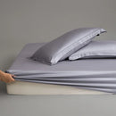 Axyaa High Silk Cotton Single Fitted Sheet Solid Color Skin-Friendly Soft Delicate
