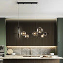 Axyaa Glass Magic Bean Pendant Lamp Modern Nordic LED Lights Home Decor