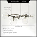 Axyaa Moonlight Chandelier: Modern Hanging Lights for Home Decor & Lighting