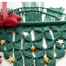 Axyaa Macrame Christmas Tree Wall Hanging: Handmade Boho Decor for Living Room & Kids
