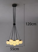 Axyaa Modern Indoor LED Chandelier Ceiling Lamp for Living and Dining Room Lighting