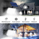 Axyaa Solar Motion Sensor LED Garden Wall Light - Super Bright & Waterproof