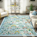 Floral Print Vintage Art Bedroom Carpets by Axyaa