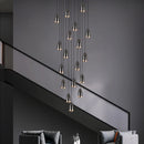 Axyaa Modern LED Chandelier - Designer Villa Pendant Mini Lamp for Kitchen and Living Room
