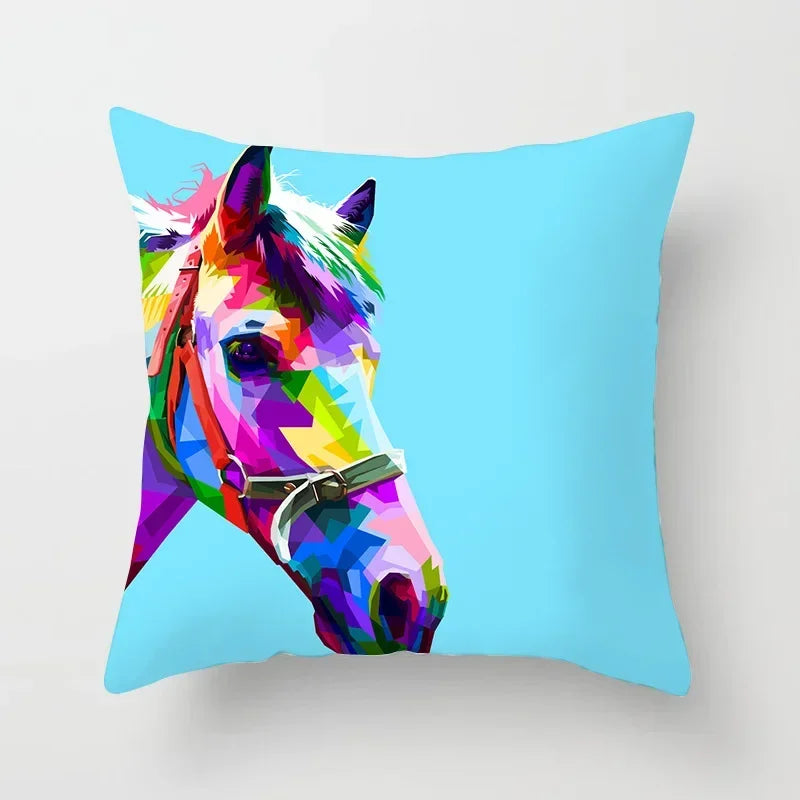 Axyaa Abstract Animal Pattern Pillowcase 45*45cm