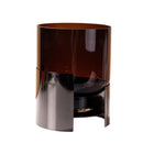Amber Double Layer Glass Vase by Axyaa - Floral Arrangement & Room Decoration Accessory
