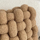 Axyaa Cozy Lamb Fleece Throw Pillow for Chic Living Room Decor and Relaxing Comfort