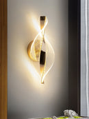 Axyaa Gold/Black Modern LED Wall Sconce for Hallways, Bedrooms & Home Decor