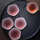 Axyaa Glazed Glass Sakura Teacup Set