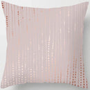 Axyaa Gold Geometric Flow Elements Pillow Case Cover Home Decor Accessories