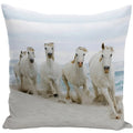 Animal Horse Printed Cushion Cover by Axyaa - Sofa Decor Pillowcase