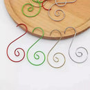 Axyaa Christmas S-Shaped Metal Hooks for Xmas Tree Ornaments and Decorations
