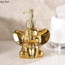 Axya Cute Elephant Soap Dispenser for Bathroom Storage