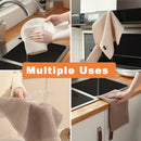 Axyaa Soft Cotton Towel Kitchen Dish Rags Honeycomb Face Wash Cleaning Cloth