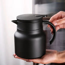 Axya Stainless Steel Stewed Teapot with Tea Insulation, Large Capacity Outdoor Tea Kettle