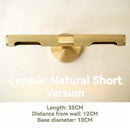 Axyaa Nordic Copper Wall Lamp for Bathroom Washstand, Hallway, Restroom - High Quality Mirror Front Sconce