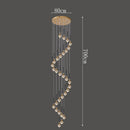 Axyaa Crystal Chandelier Pendant Light for Luxury Dining Room Decor