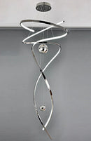 Axyaa LED Pendant Light: Modern Chandeliers for Living Room & Dining Room