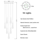 Axyaa Gold LED Chandelier for Staircase & Living Room