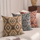 Axyaa Ethnic Diamond Wool Pillow Cover - Geometric Boho Style for Home Decor
