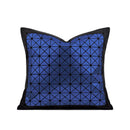 Axyaa Geometric Laser Mirror Pillow Cover for Children's Room in Black Coffee Color