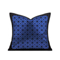 Axyaa Geometric Laser Mirror Pillow Cover for Children's Room - Black Coffee Color