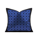 Axyaa Geometric Laser Mirror Pillow Cover for Children's Room - Black Coffee Color