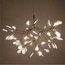 Axyaa Crystal Firefly LED Chandelier for Modern Glod Lighting in Living Room