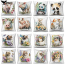 Axyaa Animal Print Decorative Pillowcase for Home Decor.