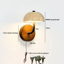 Axyaa Yellow Travertine LED Wall Light - Vintage Industrial Bedroom Lamp