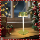 Axyaa USB LED Table Lamp with Hollow Shade and Dimmable Light
