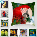 Colorful Parrots Decorative Cushion Cover by Axyaa - 45x45cm