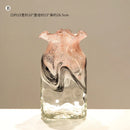 Axyaa Chinese Style Glass Vase with Color Changing Design for Table Flower Arrangement