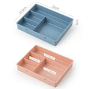 Axyaa Multi-Cell Stackable Storage Tray for Organizing Jewelry, Makeup, and Stationery