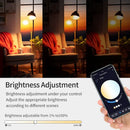 Axyaa Smart LED Bulb: 9W-18W RGB Dimmable Lamp with Timer Control