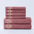 Axyaa Cotton Hotel Bath Towel Set - Skin-Friendly & Soft - Class B Eco-Friendly Fibers