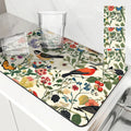 Axyaa Kitchen Absorbent Mat: Anti-skid, Quick Drain Pad for Dishes, Tableware, Bathroom.