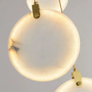 Axyaa Marble Pendant Lamp LED Small Chandelier Light Fixture for Home Decor