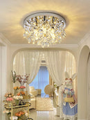 Axyaa Crystal Ceiling Lamp: Modern Minimalist Style for Bedrooms, Studies & Living Rooms