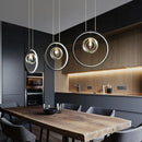 Axyaa Glass Bubble Chandelier Pendant Lamp Dining Room Lighting