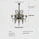 Axyaa Nordic Luxury LED Chandelier for Home Decor Lighting