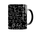 Axyaa Color Change Calculus Formula Ceramic Coffee Mug - Heat Reveal Magic Cup