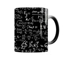 Axyaa Color Change Calculus Formula Ceramic Coffee Mug - Heat Reveal Magic Cup
