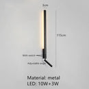 Axyaa Rotating LED Wall Lamp: Modern Minimalist Lighting for Bedroom, Living Room, and Home Decor
